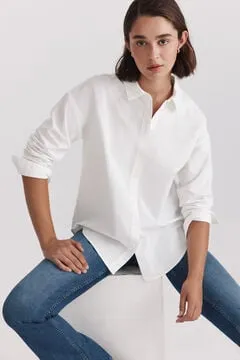 Camisa oxford oversize