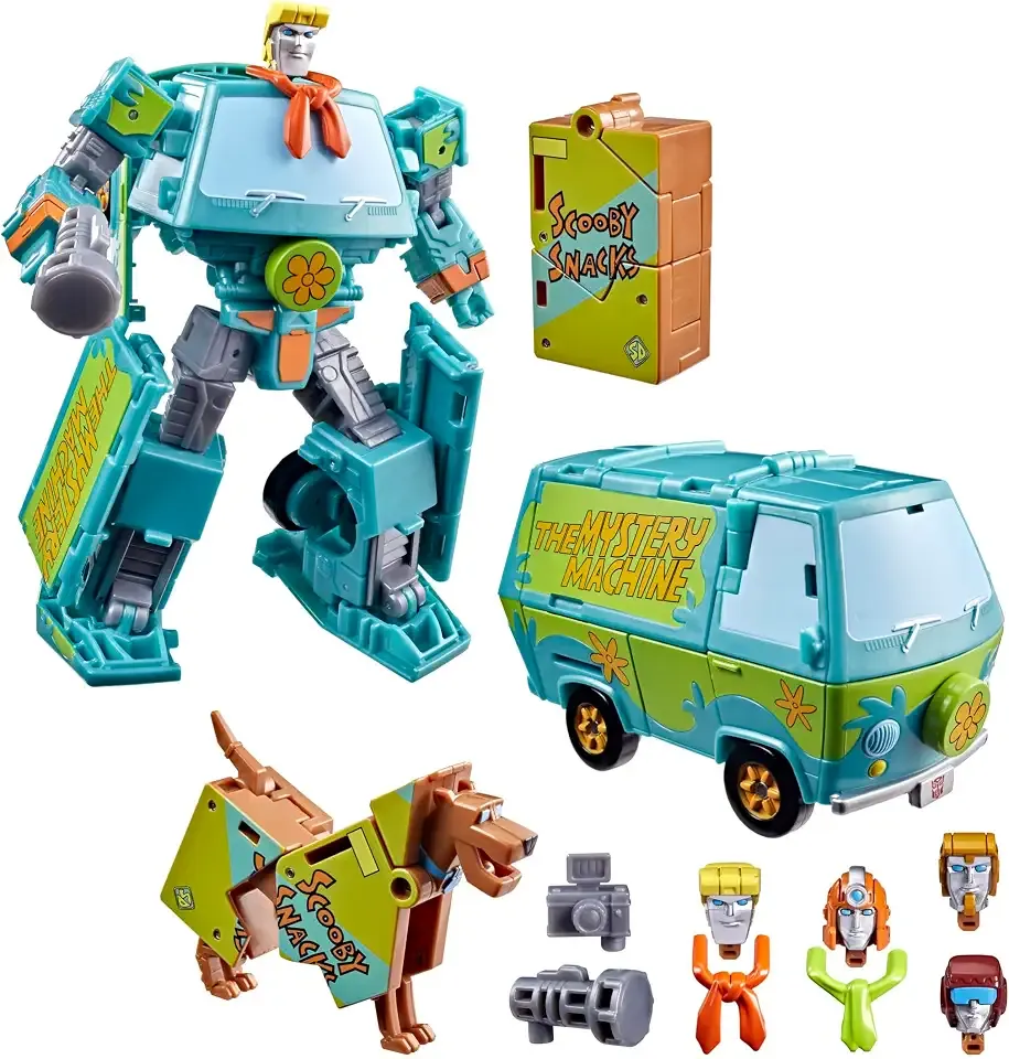 Transformers Scooby Doo Mysterious Prime & Automutt Converting Action Figure Set