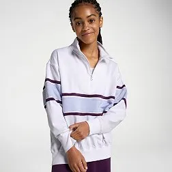 DSG Girls' So Soft 1/2 Zip Top