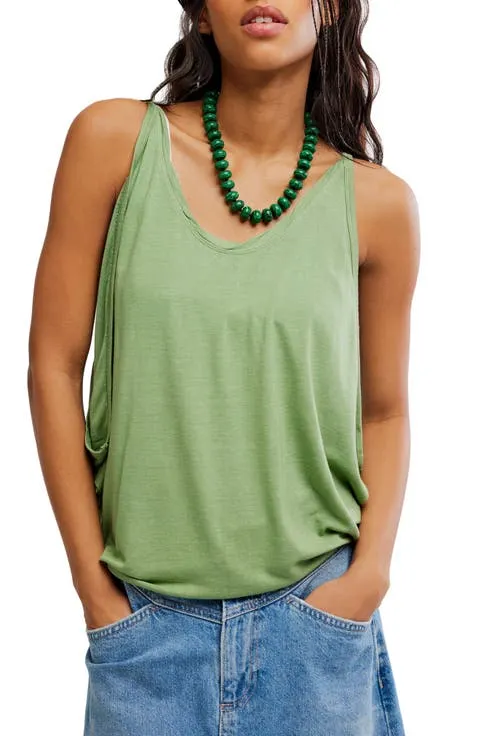 Free People Shoreside Drape Tank