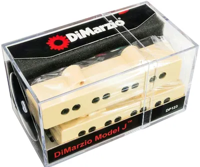 DIMARZIO DP123 MODEL J SET - CREAM - BASS PICKUP SET