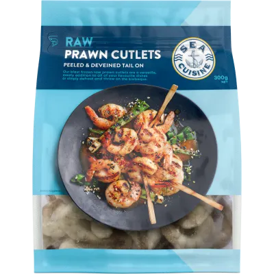 Sea Cuisine Raw Prawn Cutlets 300g