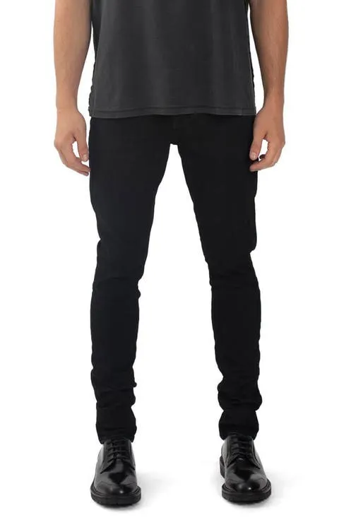 Resin Coated Skinny Jeans