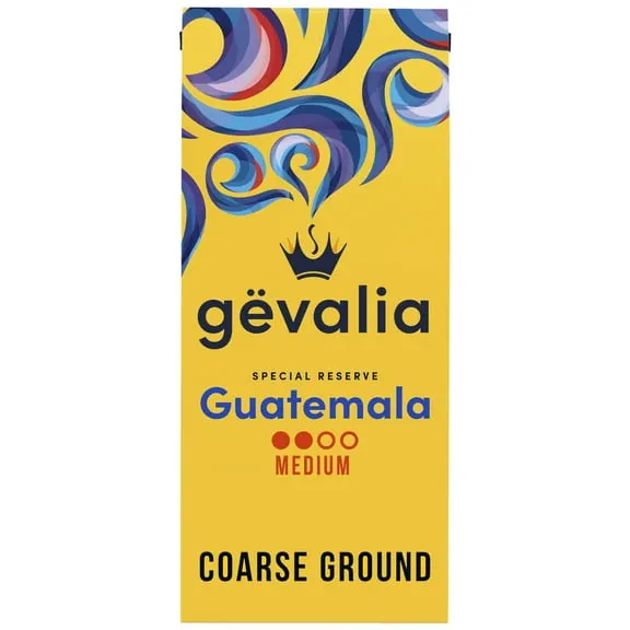 Gevalia Special Reserve Guatemala Single Origin Medium Roast Coarse Ground Coffee, 10 oz. Bag $7.68 Was $8.99 76.8 ¢/oz