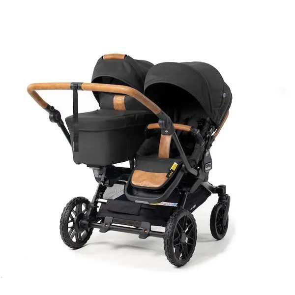 Emmaljunga 2027 | Double Sento Liggedel+ og Ergo sittedel+ | Outdoor Black