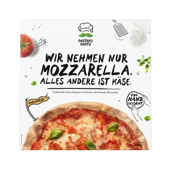 Gustavo Gusto Pizza verschiedene Sorten, tiefgefroren