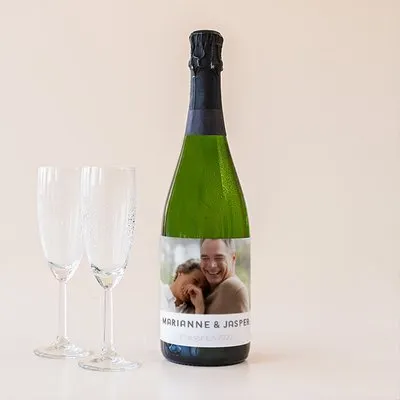 Maria Casanovas | Cava Magnum | 1,5 L | Love met eigen foto en tekst