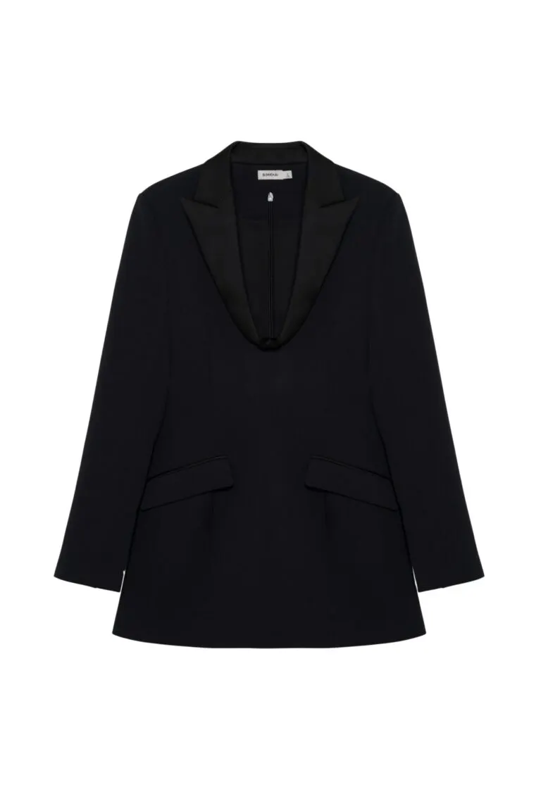 Marina Blazer Mini Dress - Sort
