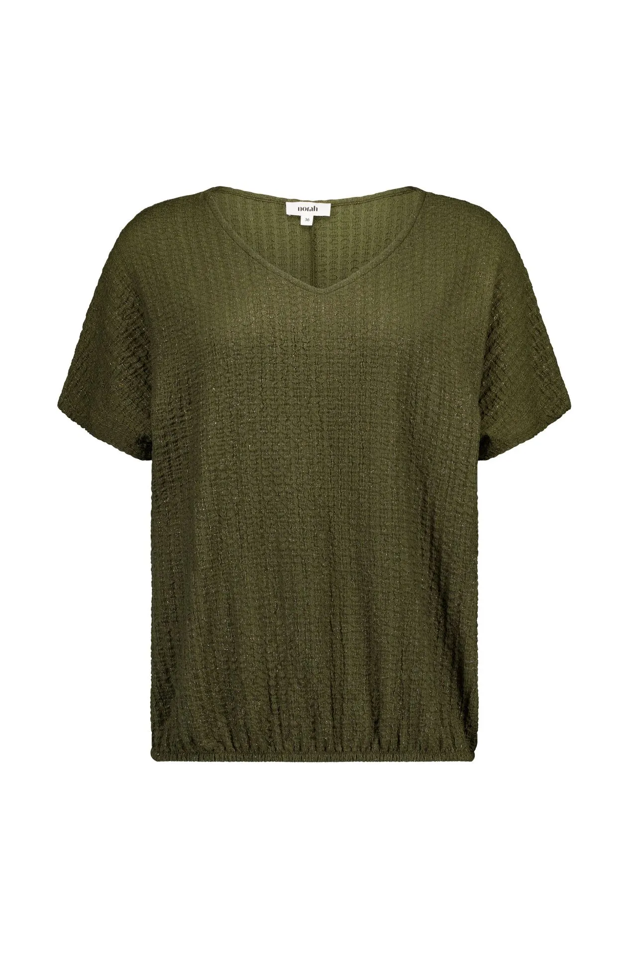 Viv shirt donkergroen met glans