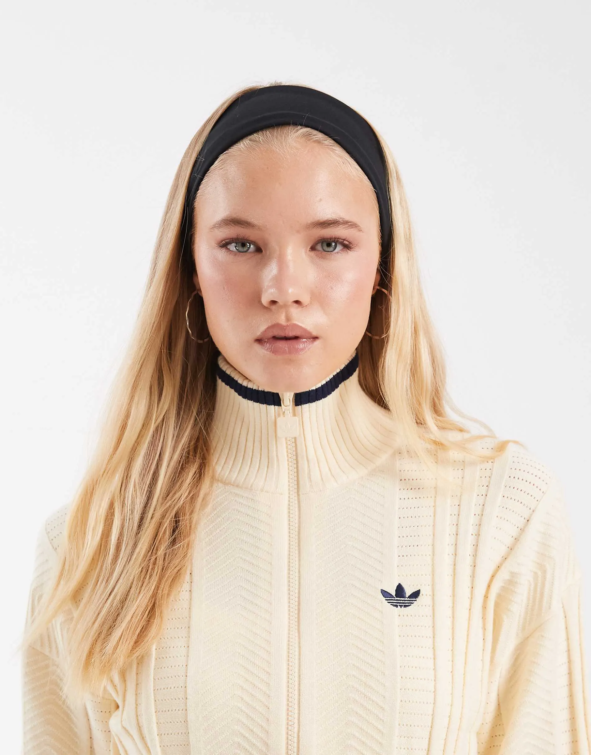 ASOS DESIGN black extra soft touch jersey headband