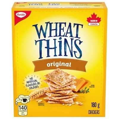 WHEAT THINS Original Crackers, Baked with the goodness of wheat