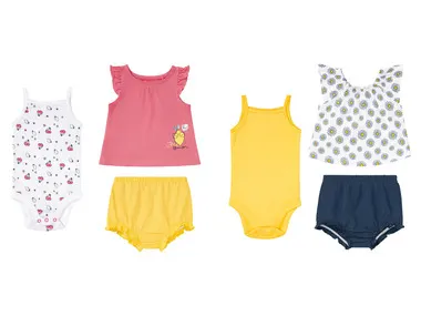 Conjunto de verano estampado para bebé