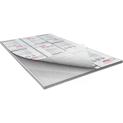 Lámina de policarbonato Alveolar Humo 10 mm x 1.22 x 3.05 m