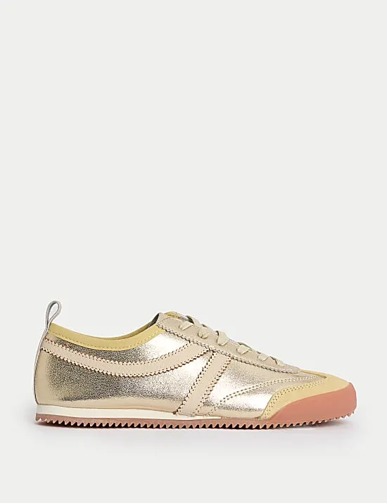 Leather Stripe Trainers