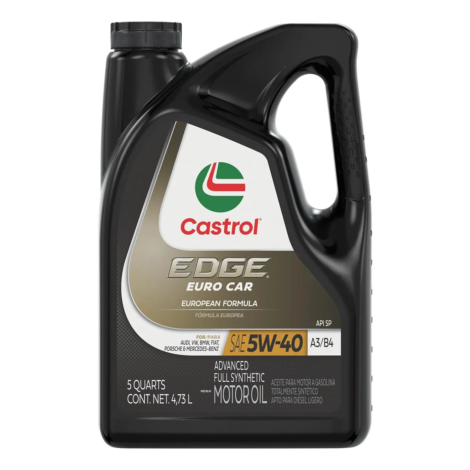 Castrol EDGE Full Synthetic 5W-40 Motor Oil 5 Quart