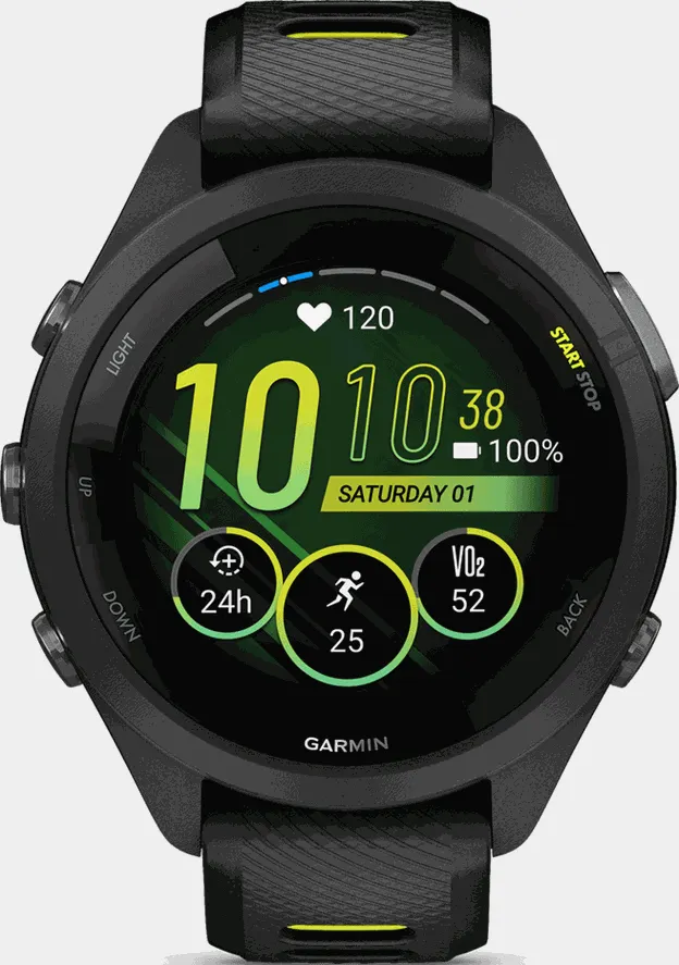 Forerunner 265S Black, smartklokke - Svart