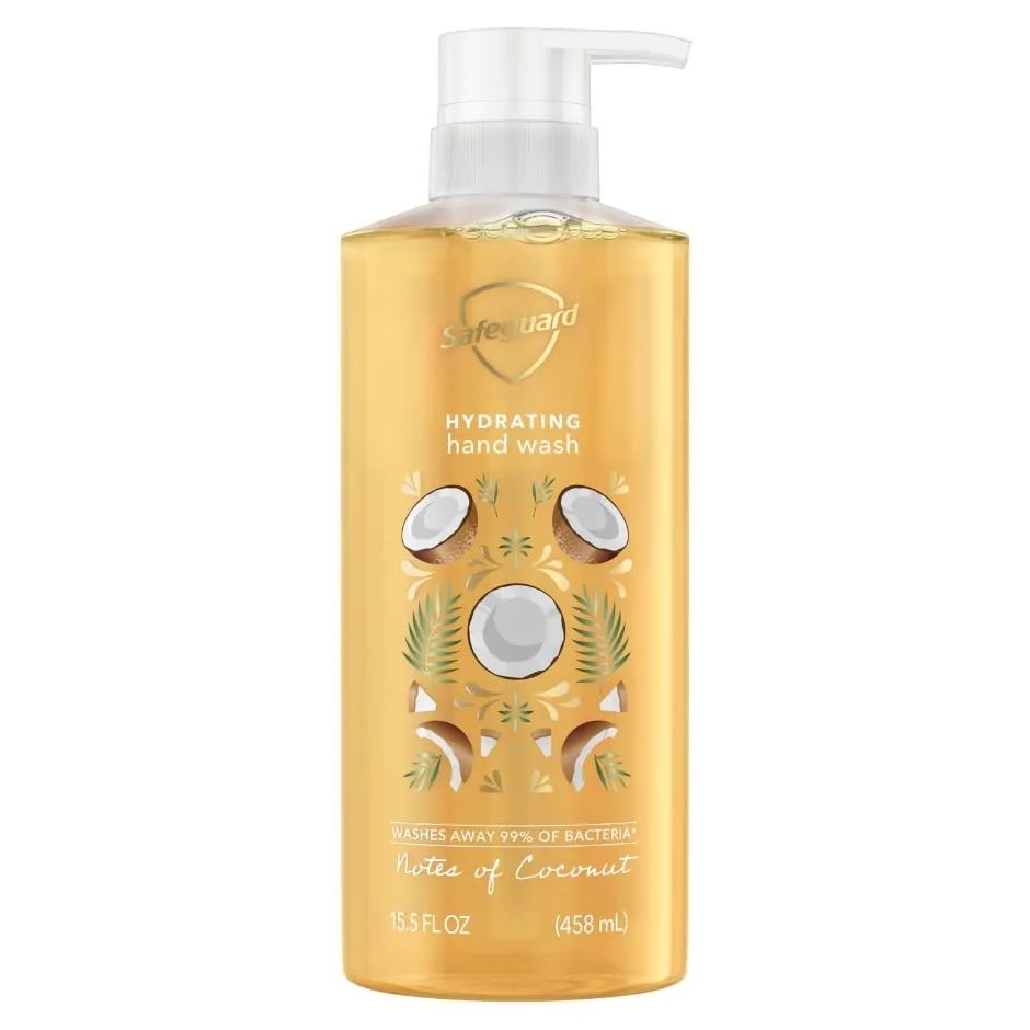 Safeguard Hand Wash Notes of Coconut, 15.5 oz