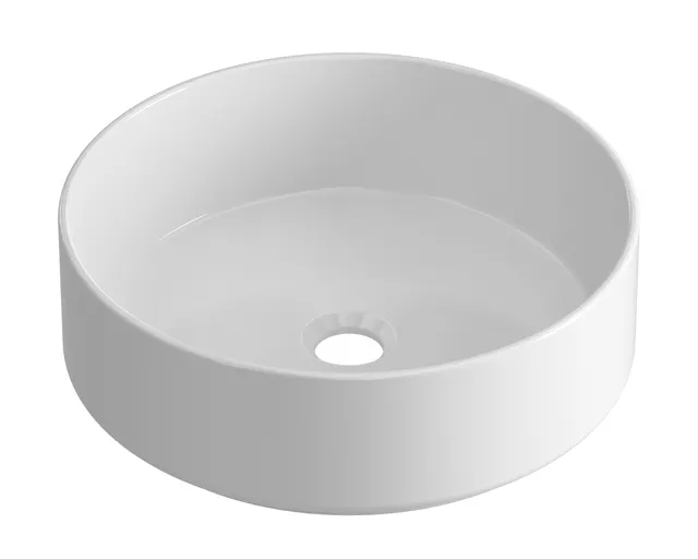 Lavabo de sobreponer Studio brillante 37x12x37 cm