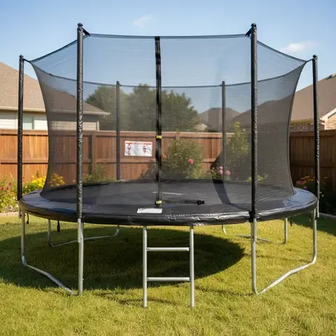 Cama Elástica Trampolín 4,27 mt + Escalera y Malla Seguridad