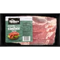 hellers rasher bacon 200g