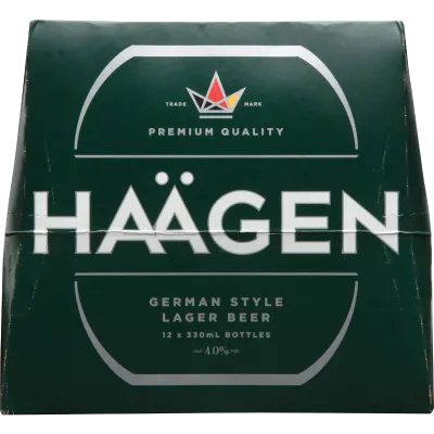 Haagen 330ml 12 Pack Bottles