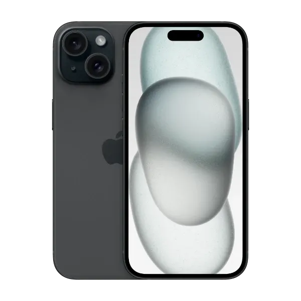 Apple iPhone 15 256 GB, svart
