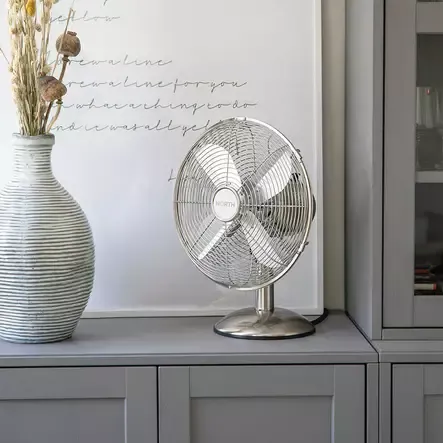 NORTH PÖYTÄTUULETIN 30CM SATIN CHROME 616900