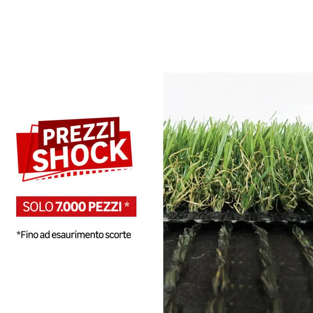 Erba sintetica 35 mm VERDELOOK MOOREA al rotolo 5 x 2 m, 10 m²