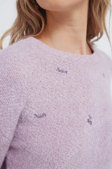 Jersey chenilla cerezas