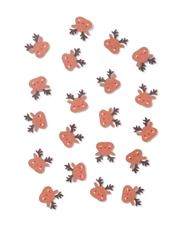 confetti hout rendier