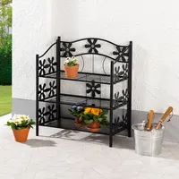 Metallregal mit 3 Böden ca. 60 x 30 x 70 cm