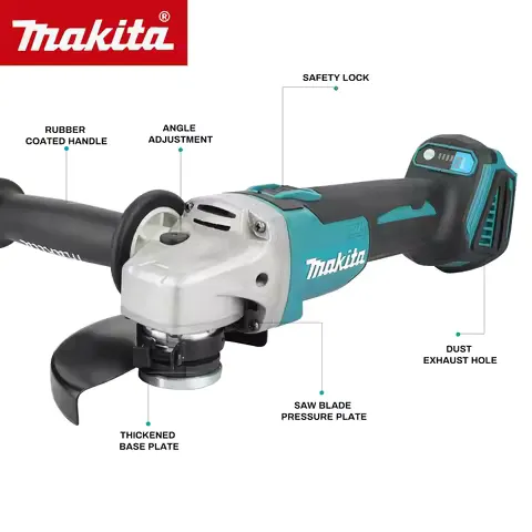 Makita 18V DGA404&DTD173 Black Impact Driver Motor Electric Drill 2 Tool Combination Grinder Cutting Machine Polishing Machine