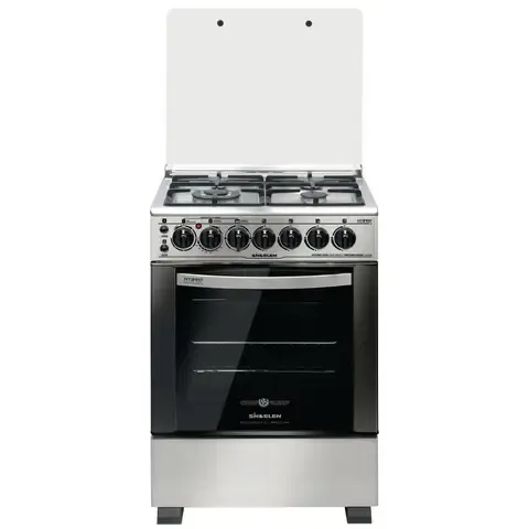 Cocina a Gas 4 Platos NEGRO - INOX CH-640NI