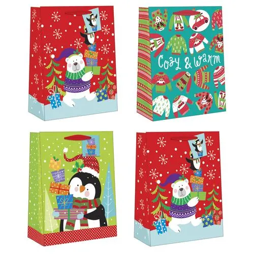 Paper Images Large Gift Bag - 4 Pack