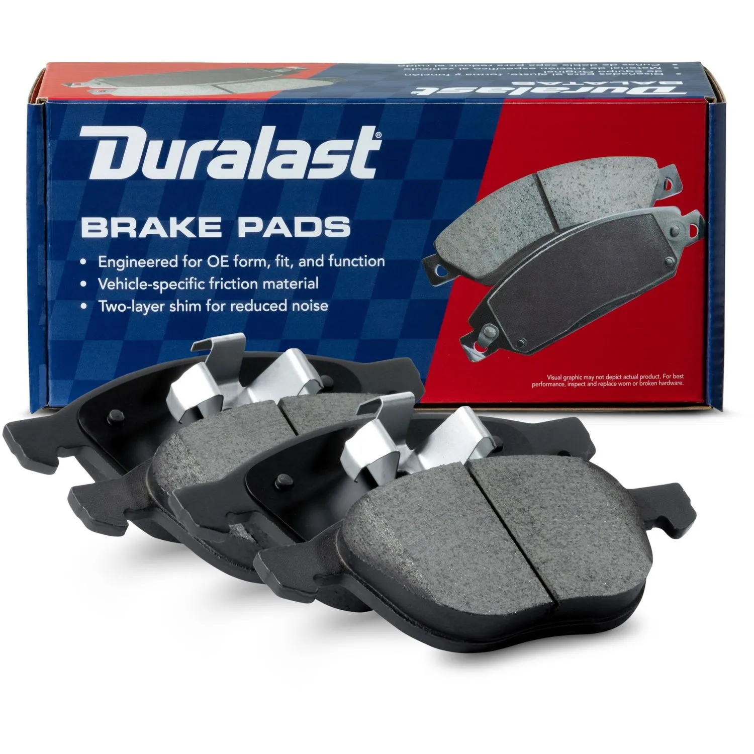 Duralast Ceramic Brake Pads MKD1044