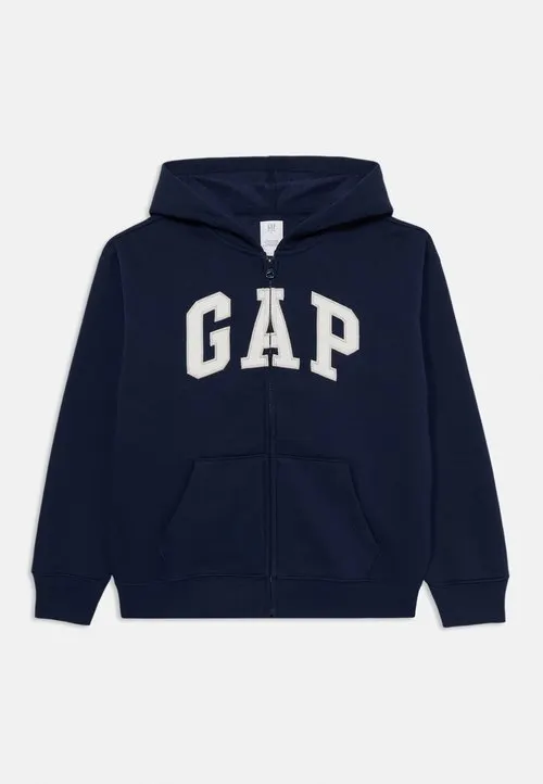 KIDS RELAXED GAP LOGO ZIP HOODIE - Hoodie - tapestry navy