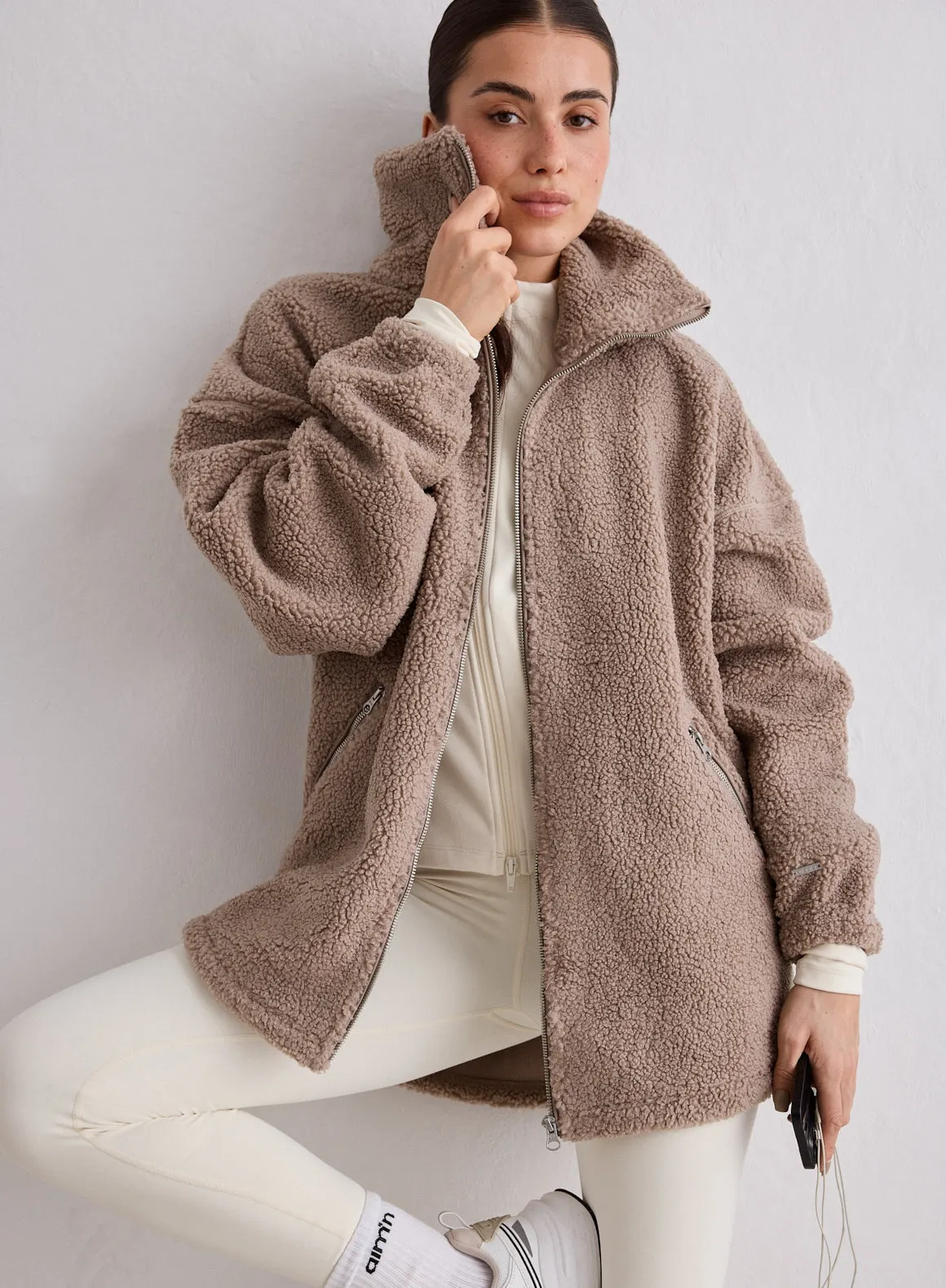 Dark Clay Pile Jacket