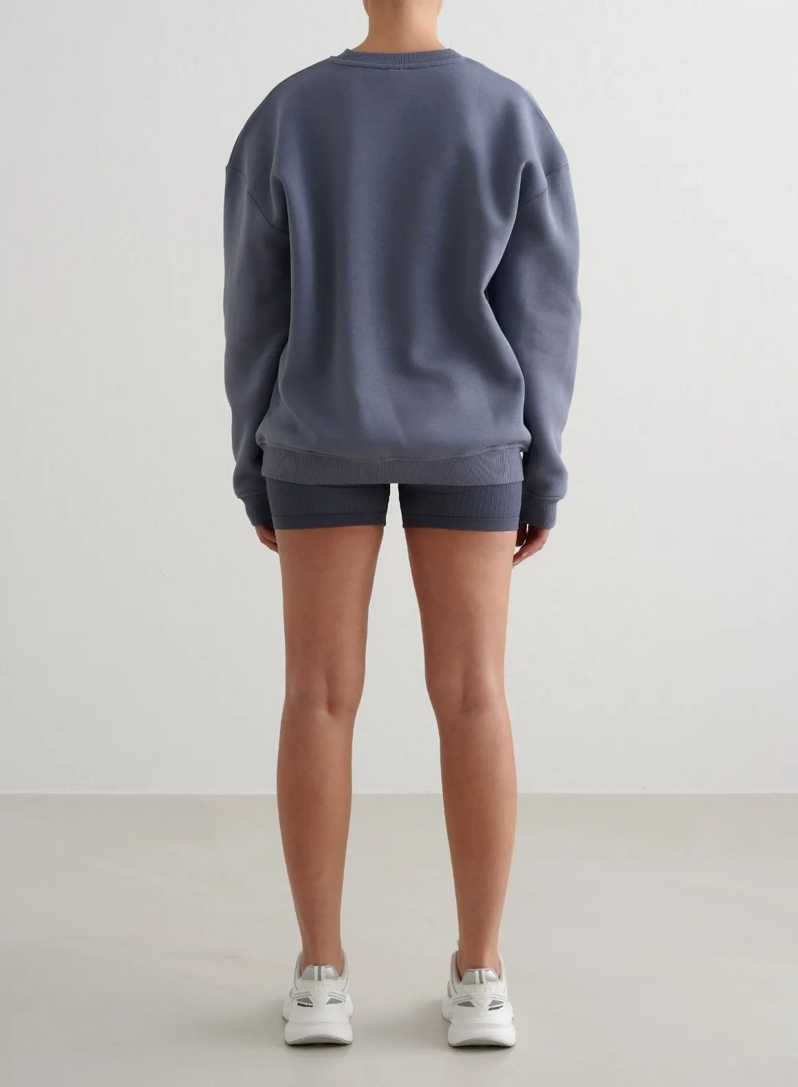 Storm Blue Serif Sweatshirt
