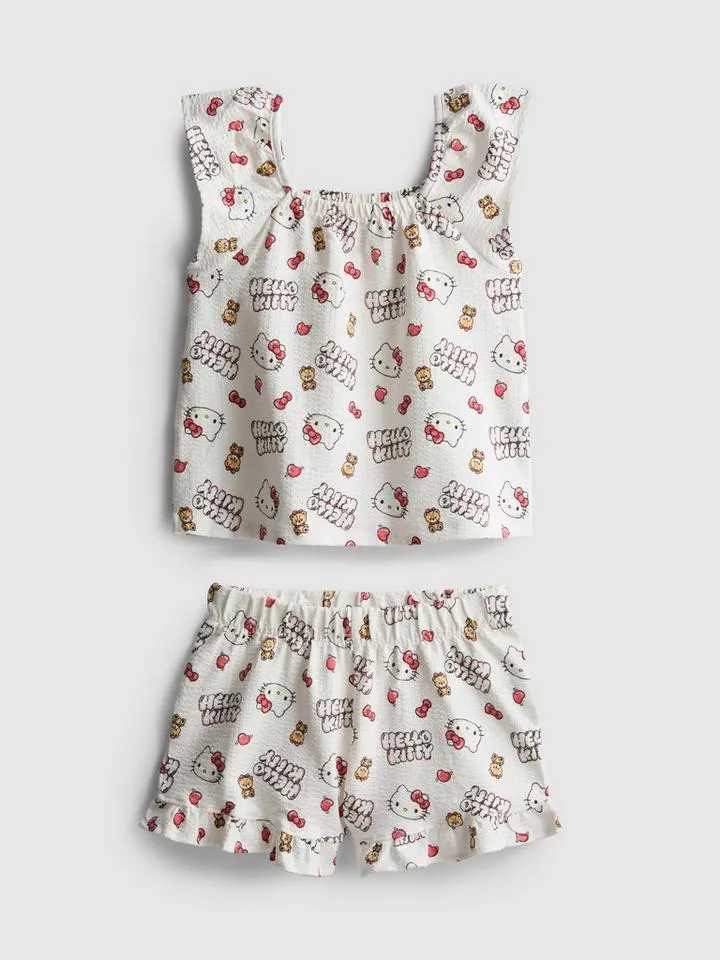 18 mois–8 ans | Chemisier et short Hello Kitty