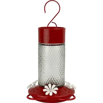 Gravity Glass Hanging Hummingbird feeder - 13-oz