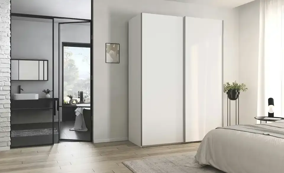 meinSchrank Schwebetürenschrank inklusive Zubehör Regina
