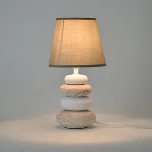 Lampada da tavolo natura Navala cotone E14 INSPIRE