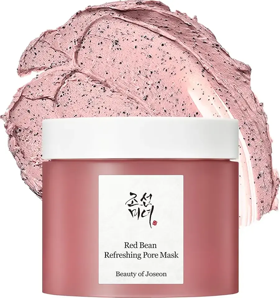 Beauty of Joseon Red Bean Pore Refreshing Mask Mud Cream Hydrating Wash Off Pack, Pore Cleansing Exfoliator, Korean Skin Care for Men and Women 140ml, 4.73 fl.oz