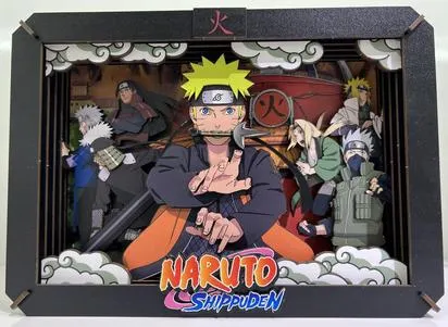 NARUTO SHIPPUDEN - THEATRE EN BOIS HOKAGE