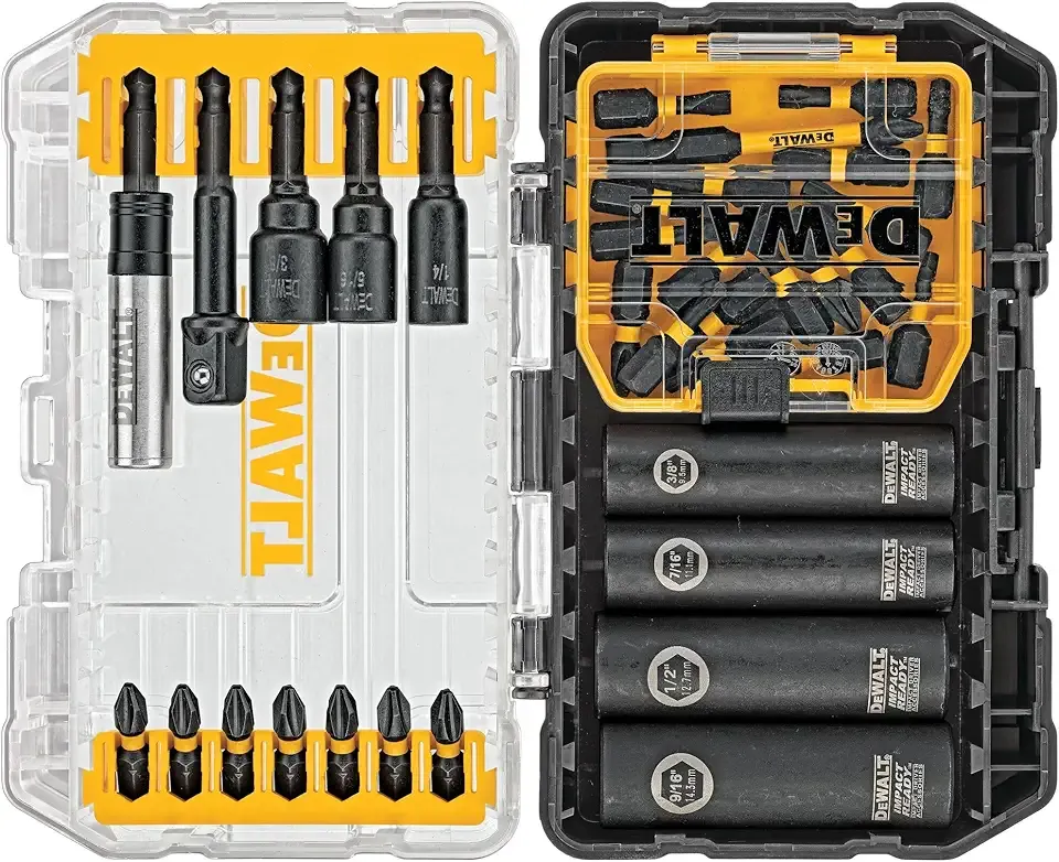 Screwdriver Bit Set, Impact Driver Bit Set, FlexTorq, 35-Piece (DWA2T35IR)