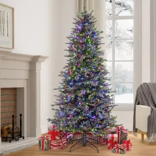 7.5' Pre-Lit Slim Micro LED with Twinkle Artificial Christmas Tree