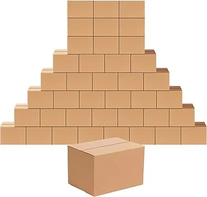 Edenseelake 40 Pack 8x6x6 inches Shipping Boxes Corrugated Cardboard Boxes for Packing, Moving, Mailing, Brown Edenseelake 40 Pack 8x6x6 inches Shipping Boxes Corru…