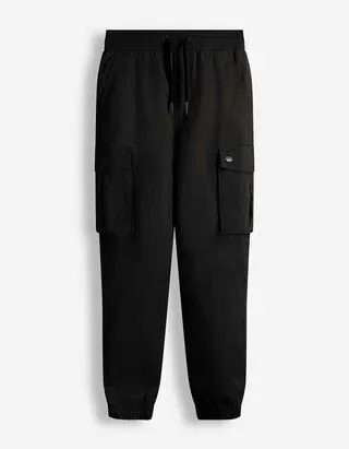 Pantaloni cargo - Effetto termico - Nero