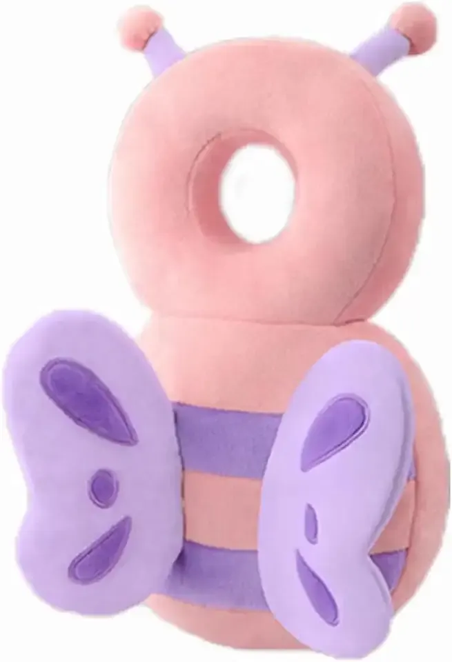 PandaEar Baby Head Protection Backpack, Toddler Walking Head Protector, Adjustable Head Protector Pad Safety Cushion (Pink)