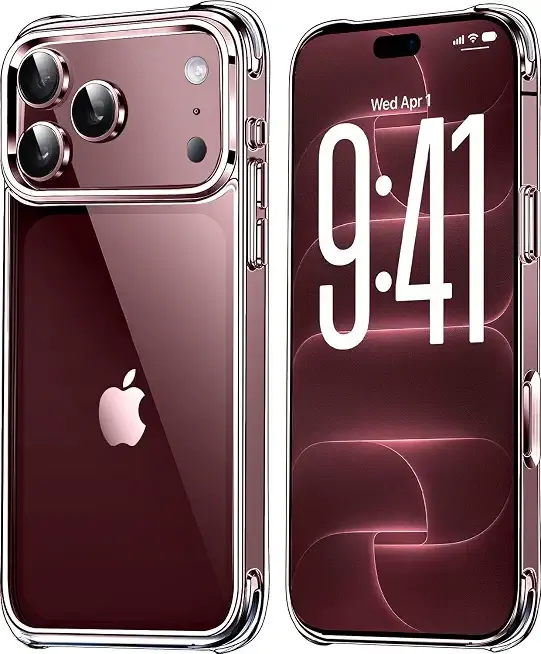 Mkeke for iPhone 18 Pro Case Clear [Not-Yellowing]